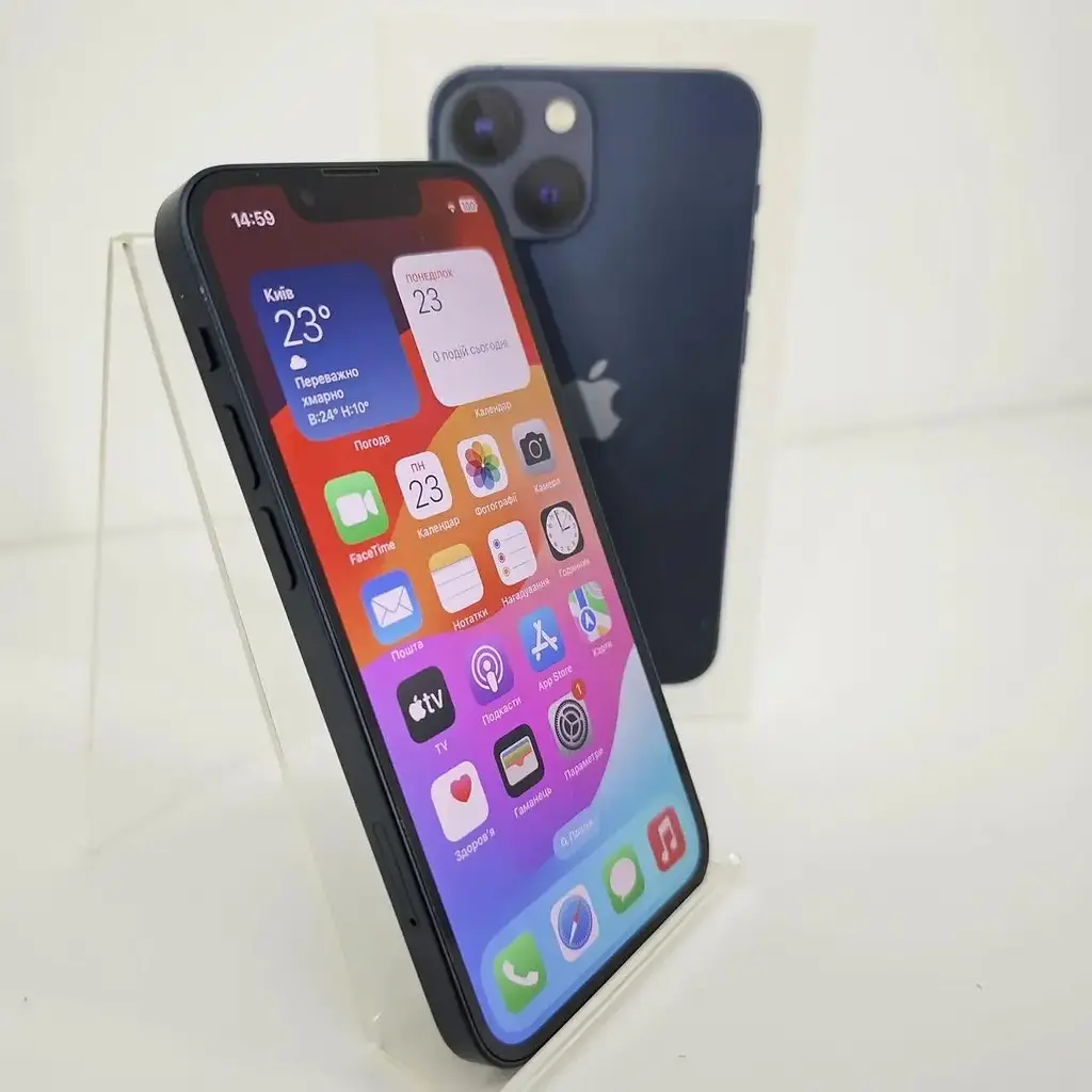 Смартфон Apple iPhone 13 Mini 256Gb Midnight A2628 (MLKP53ZD/A) (H2VV5L41F6) Б/У - фото 2