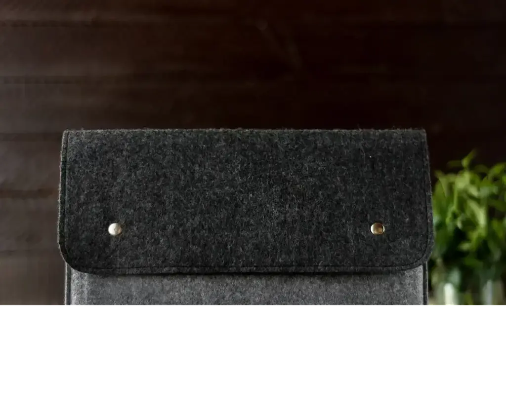 Чохол Gmakin Apple MacBook Pro 14` GM05-14 Felt Case (Black/Grey) [73580] - фото 10