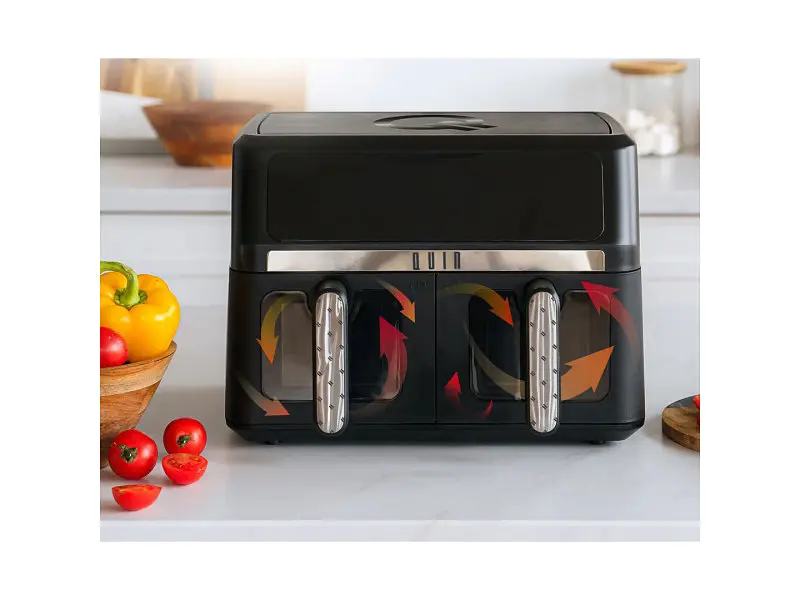 Мультипіч (аерофритюрниця) QUIN Air Fryer Dual Zone YJ-1102ADV - фото 8
