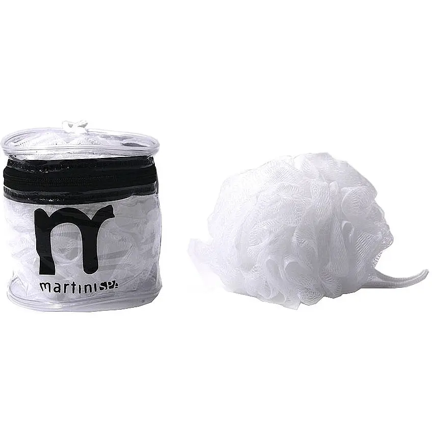 Сітчаста мочалка Martini Spa Net Sponge In Box масажна біла (539B10) - фото 2