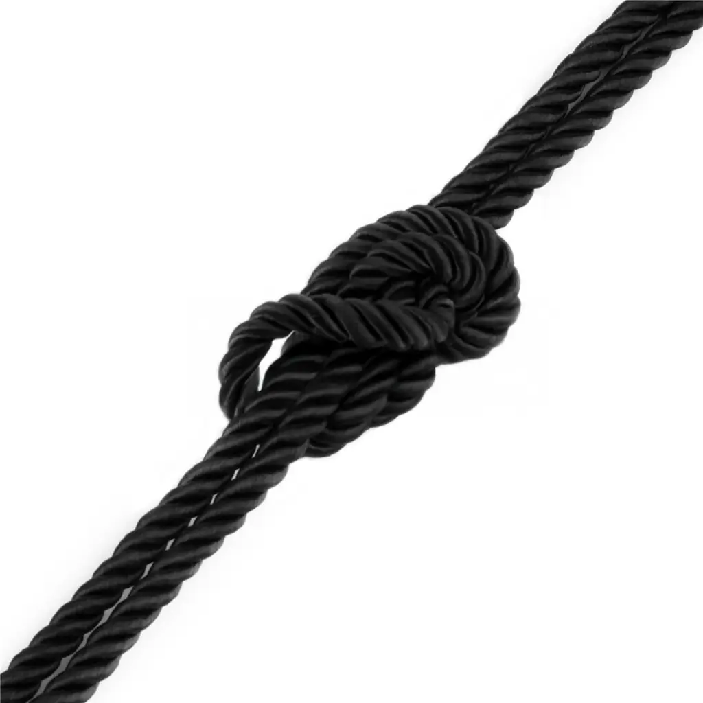 Мотузка - Rebellion Reign Black Bondage Rope, 10 м - фото 6