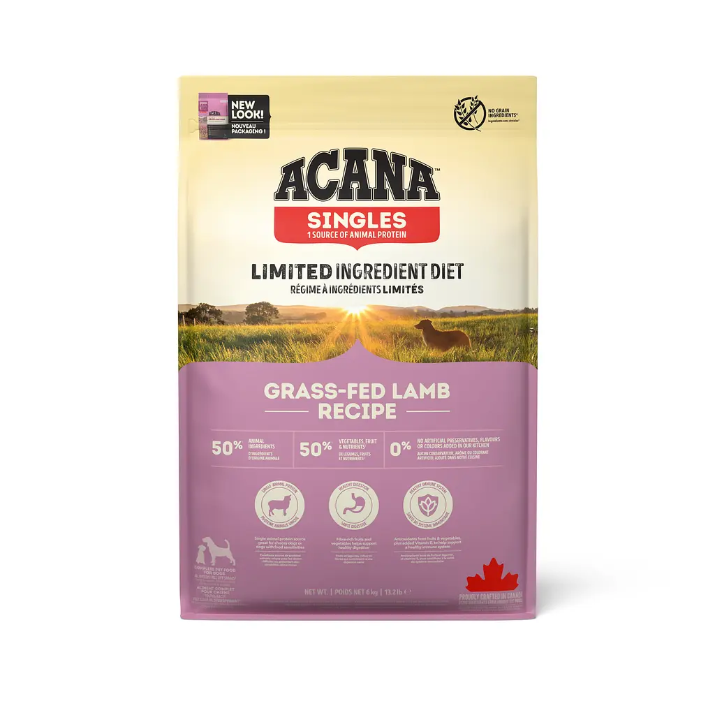 Сухий корм для собак усіх порід Acana Grass-Fed Lamb з ягням 6 кг a57060
