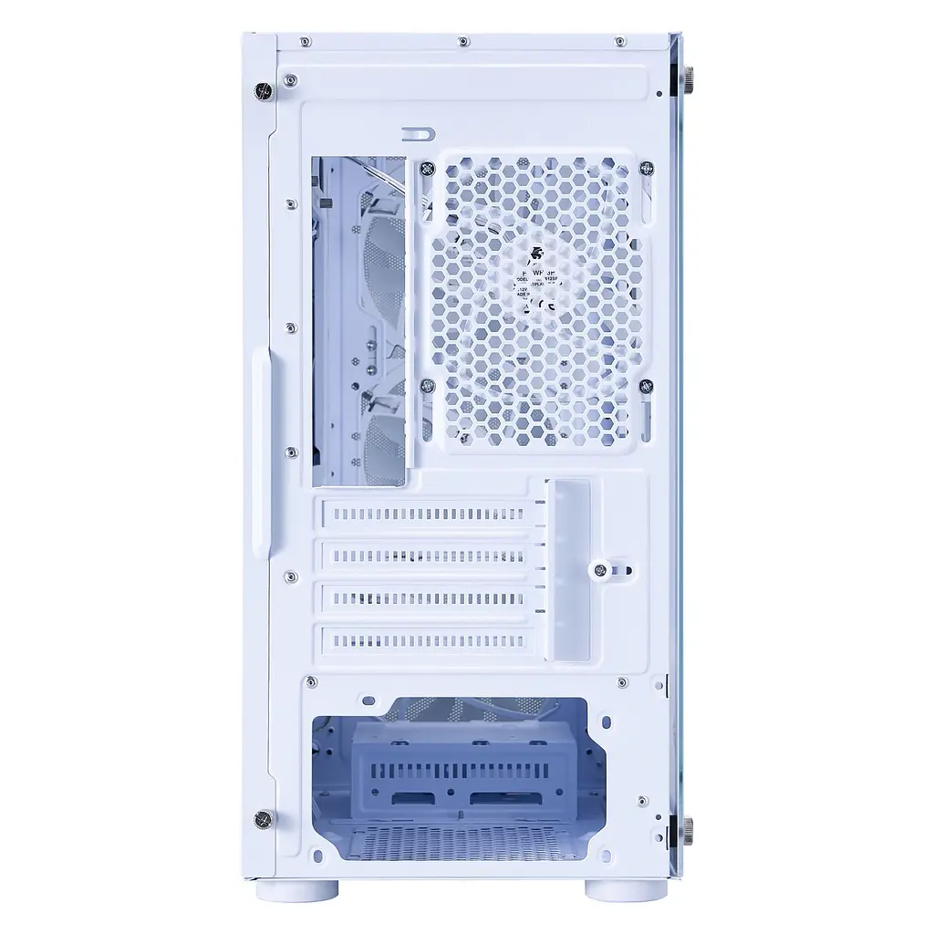 Корпус 1stPlayer X3-M-WH-4F1-W White без БЖ (X3-M-WH-4F1-W) - фото 4