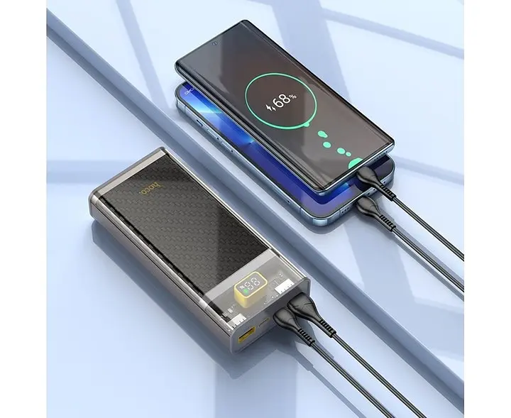Акумулятор зовнішній Hoco J103 Discovery edition 22.5 W 10000 mAh сірий - фото 4