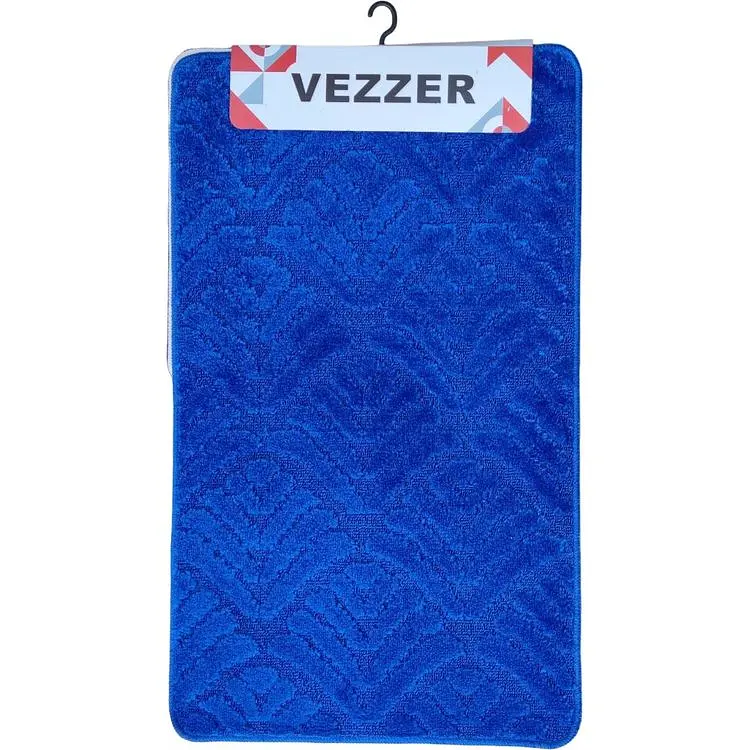 Набір килимків для ванної Vezzer Standart 60x100 та 60x50 см темно-синій (VZS6505CROCUS) - фото 2