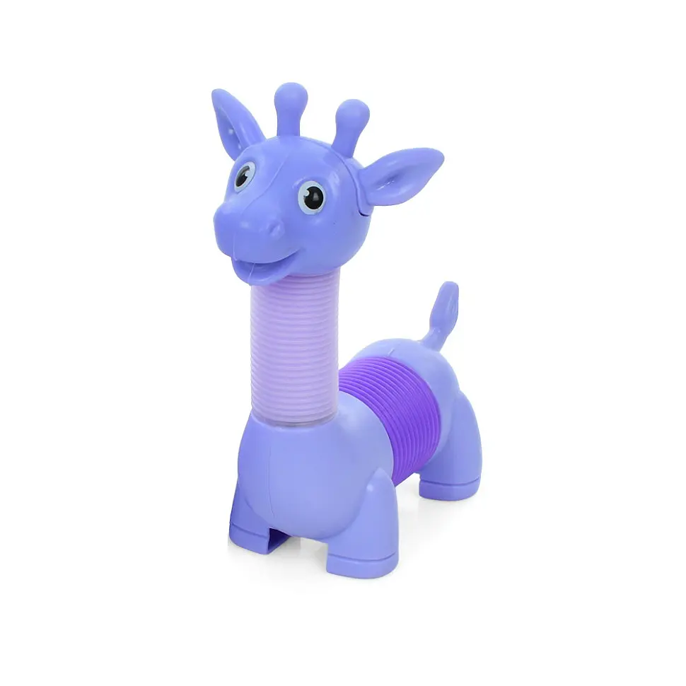 Дитяча іграшка-антистрес "Жирафик" Bambi SS-8024(Violet-2) зі світловими ефектами