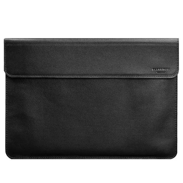Шкіряний чохол-конверт BlankNote на магнітах для MacBook 15 дюйм Чорний - фото 5