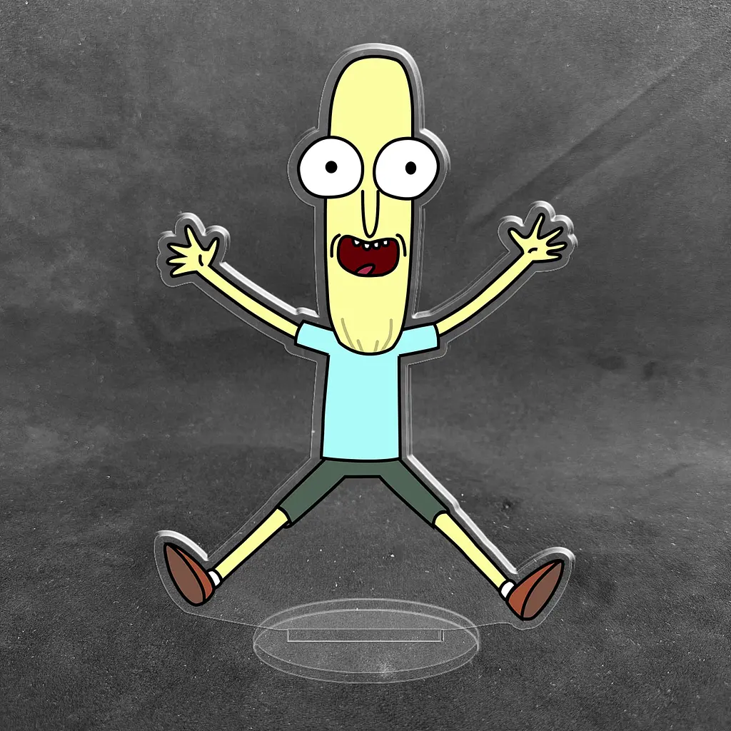 Акрилова колекційна фігурка Рік і Морті Мр. Жопосранчик Mr. Poopybutthole 15 см