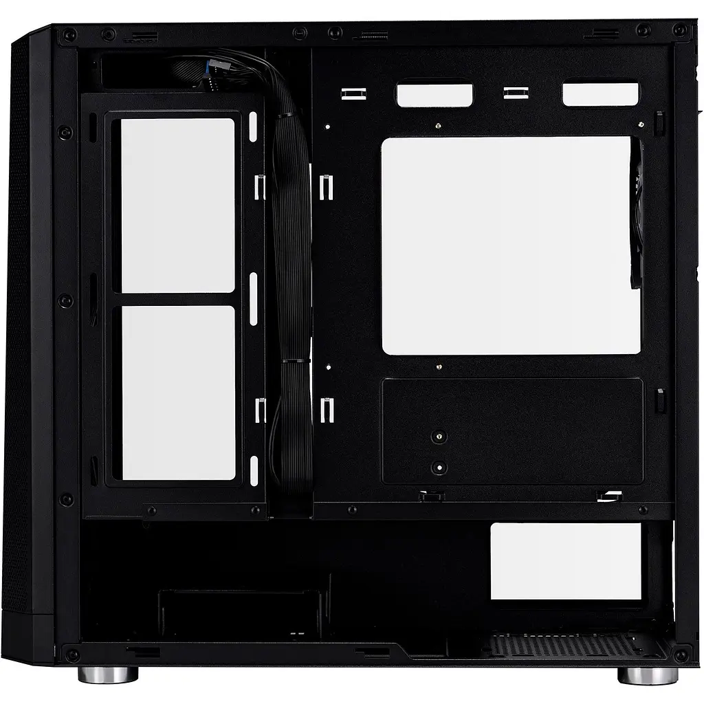 Корпус 1stPlayer FD5-M-BK-4F1 Black [146448] - фото 4