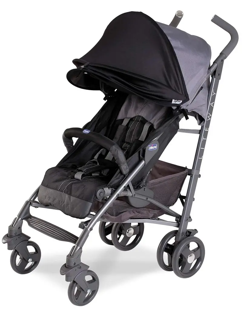 Козырек двойной солнцезащитный на коляску и автокресло Twin Shade DoRechi Черный - фото 4