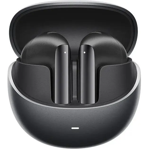 Бездротові навушники QCY AilyBuds Pro - стерео гарнітура TWS у кейсі чорна - фото 3