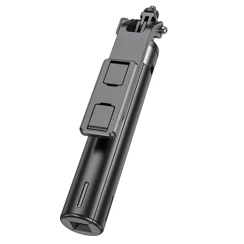 Селфі-монопод HOCO K21 Stream aluminum alloy live broadcast holder Black - фото 8