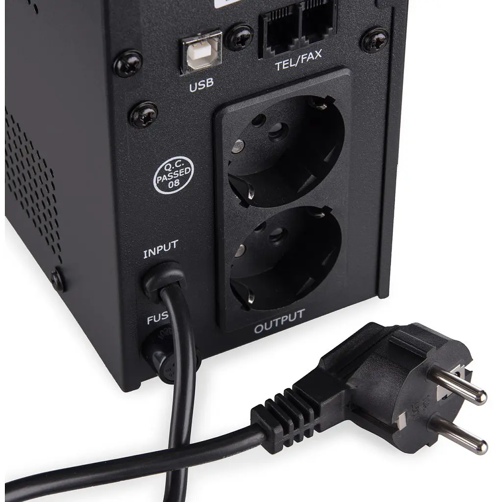 Пристрій безперебійного живлення Vinga LED 800VA metal case with USB (VPE-800MU) - фото 10