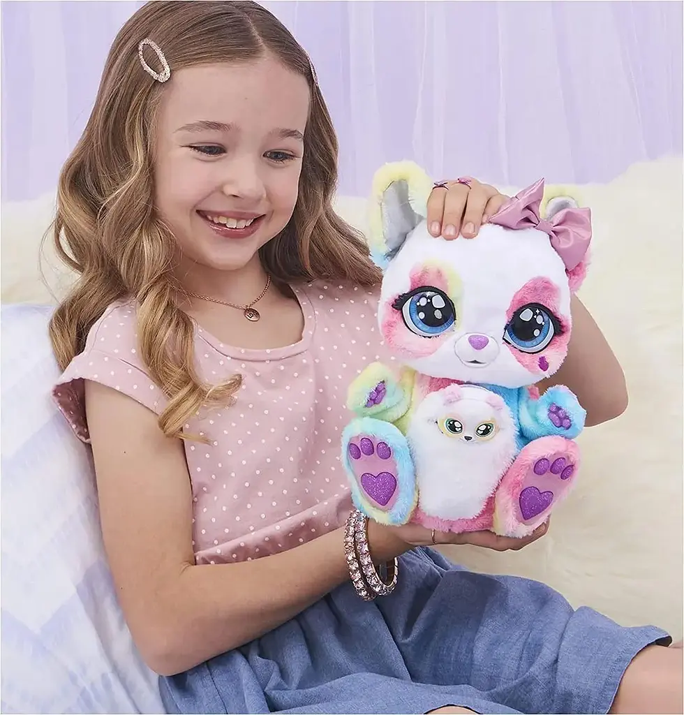 Інтерактивна панда та малюк Peek-A-Roo! Rainbow Panda and Baby Spin Master 6063099 - фото 3