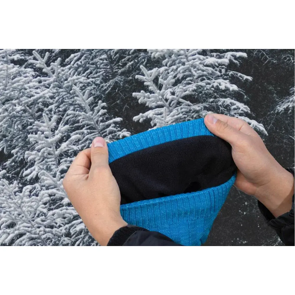 Шапка DexShell Heathered Rib Knit Beanie One size 56-58 см blue - фото 3