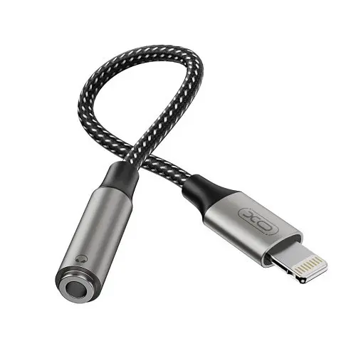 Адаптер XO NB-R258C Lightning to 3.5mm Матовий - фото 4