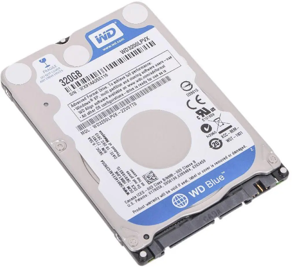 Жесткий диск 2.5 WD 320Gb WD3200LPVX Б/У - фото 2