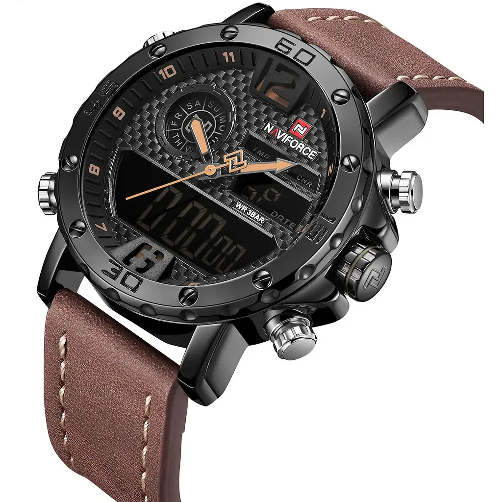 Годинник наручний чоловічий Smael 1237 Army Green (15192) - фото 2