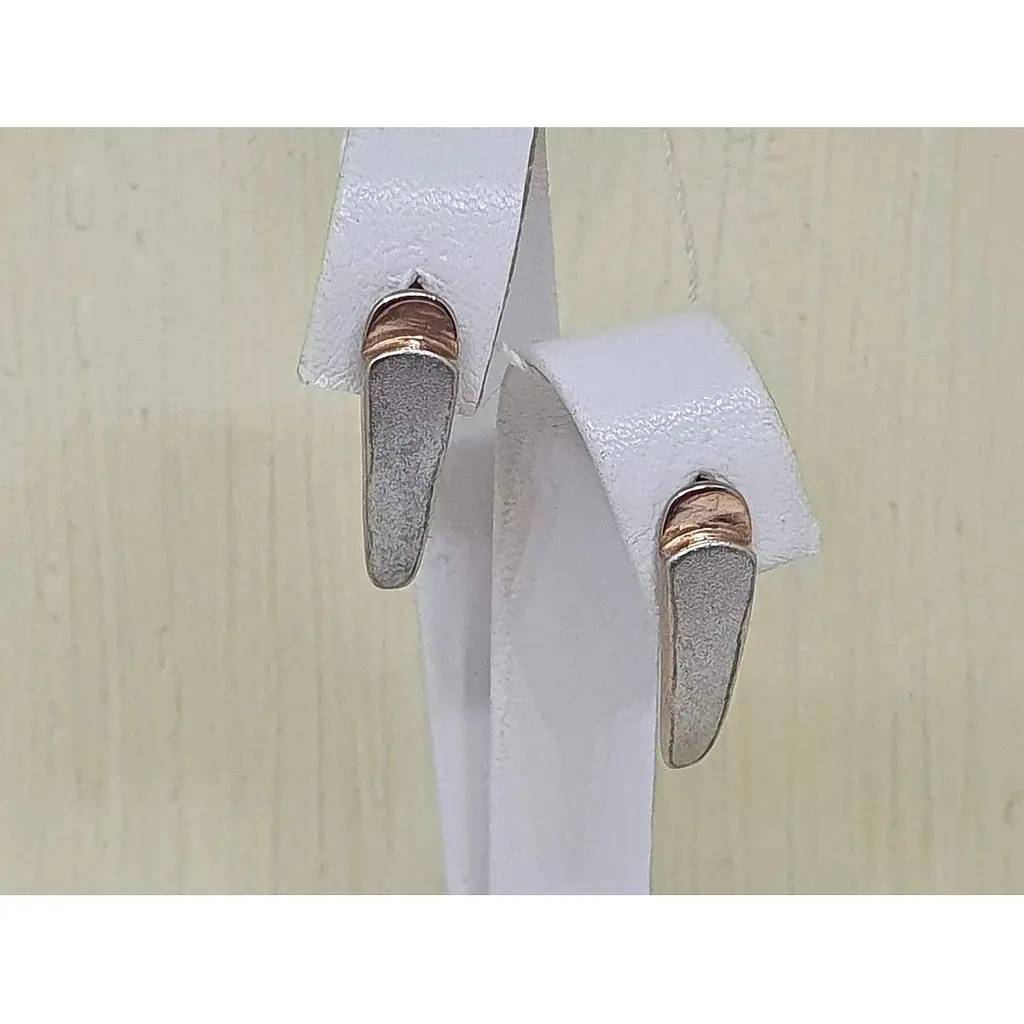 Срібні сережки Silvex 925 з позолотою. С32/228 - фото 2