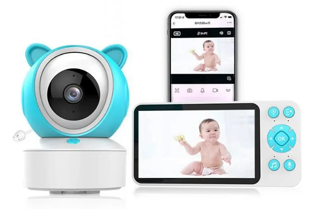 Відеоняня C8 Wi-Fi з монітором 5″ - фото 2