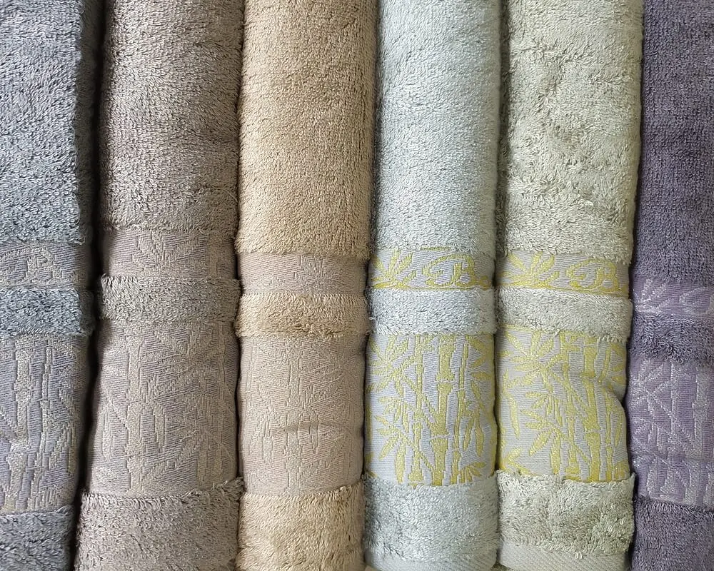Набір бамбукових махрових турецьких рушників Cestepe 6 штук Bamboo Aymira 70х140 - фото 2