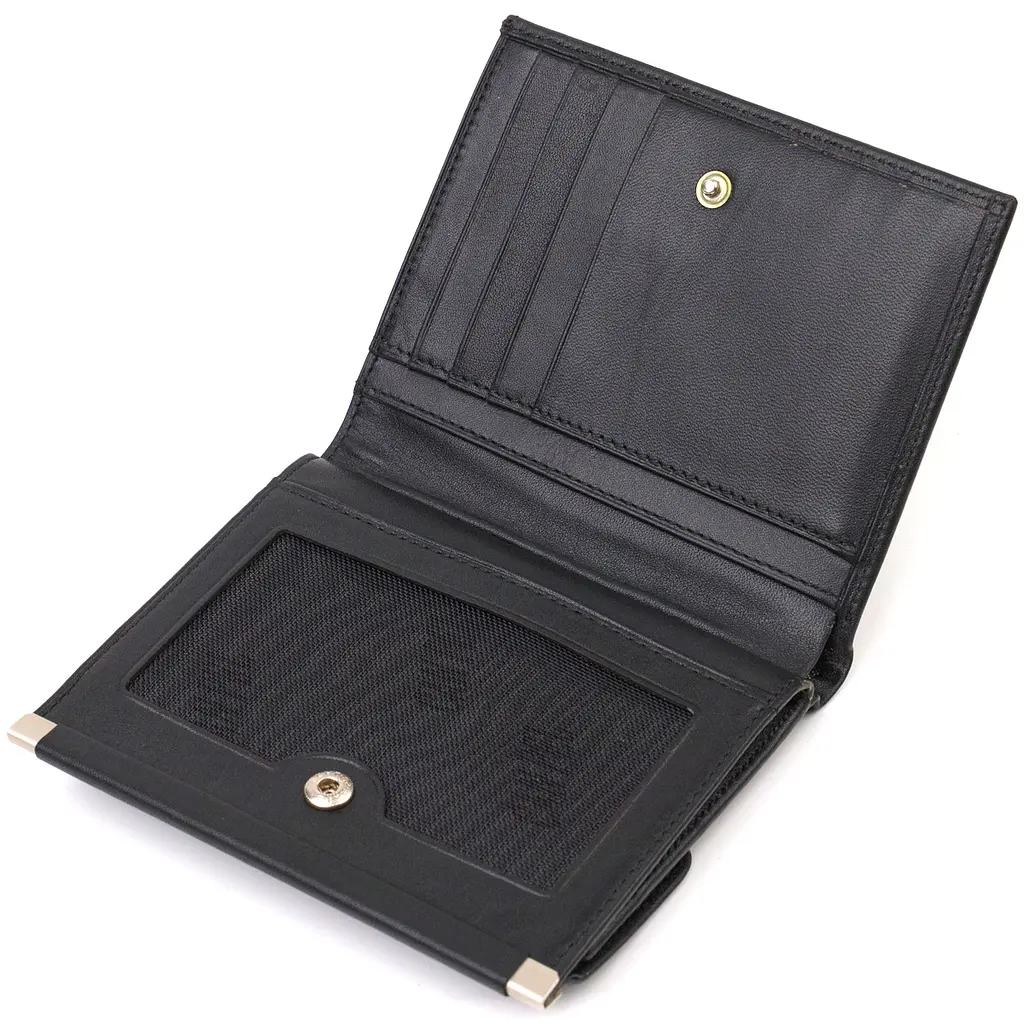 Женский кожаный кошелек Canpellini 12х9.8х1.5 см acs0025555 - фото 4
