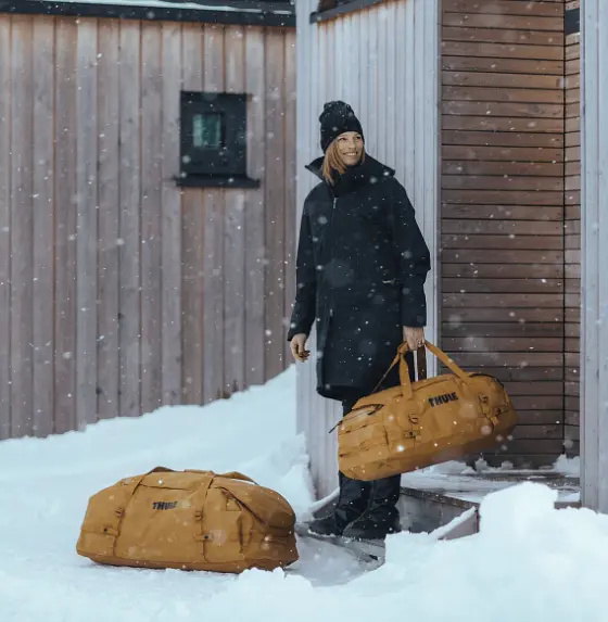 Дорожная сумка Chasm Duffel 40L TDSD-302 Golden Brown Thule sum0027976 - фото 4