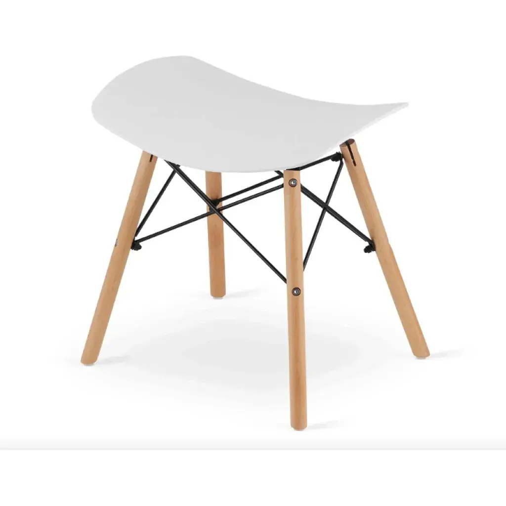 Табурет Leobert Corfu вигнутий Білий - фото 3