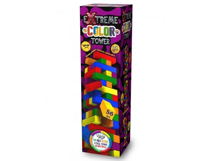Настільна гра Extreme Color Tower, Danko Toys