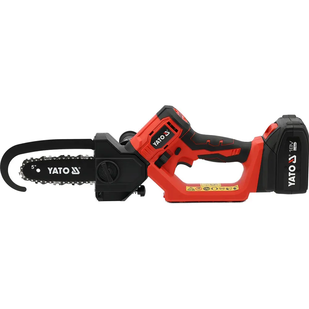 Пила цепная Yato плотницкая аккумуляторная Li-Ion 18 В 4 Ач (YT-828115) - фото 2