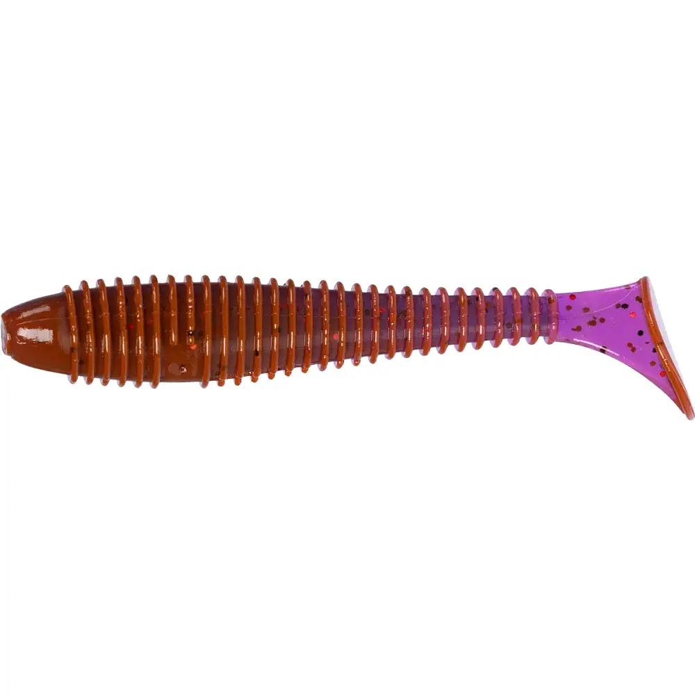 Силікон X-Fish Guddi Fat 4" Lox Red & Black Flake (4шт/уп)