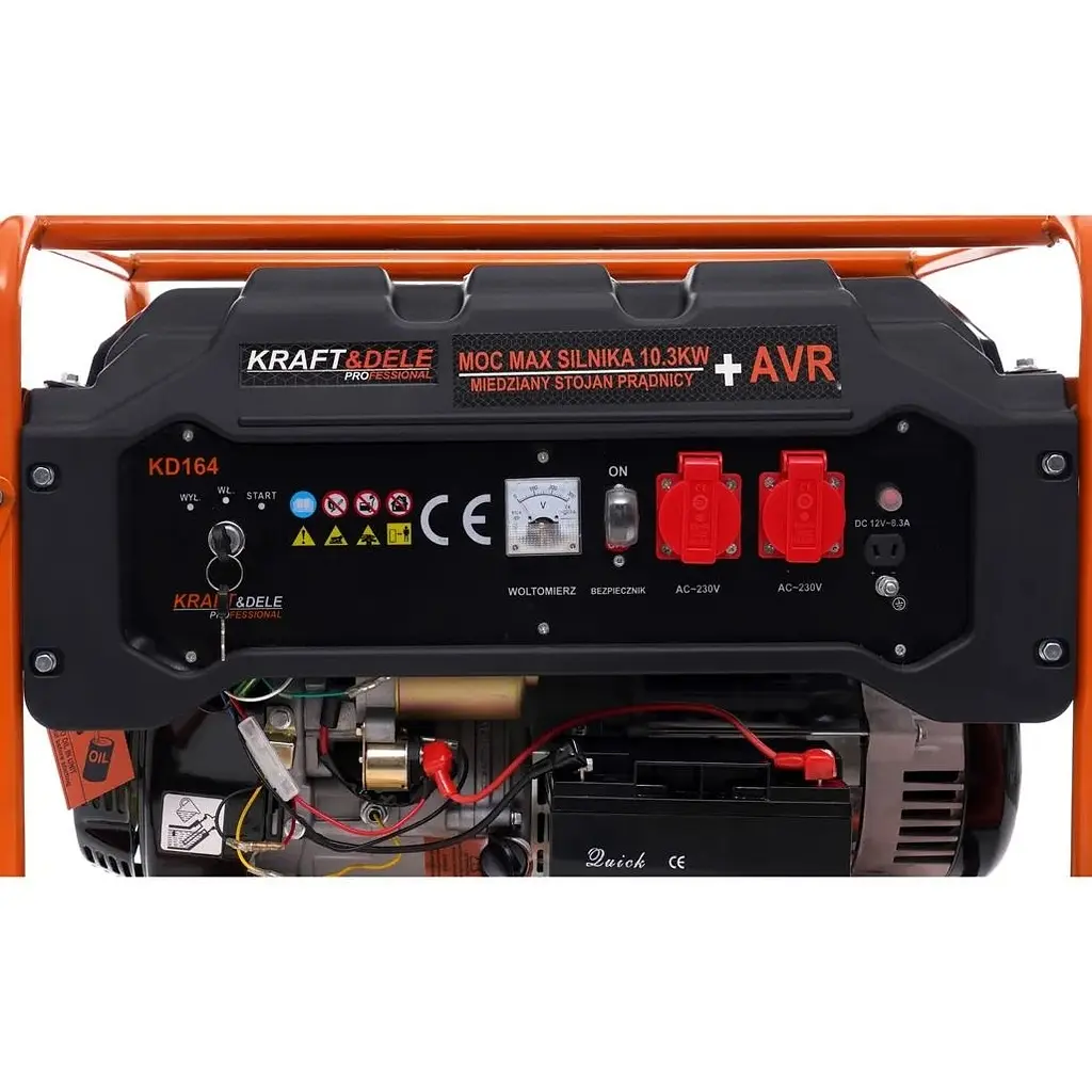 Генератор газово-бензиновий Kraft&Dele KD164 (DD0006910) [129088] - фото 6