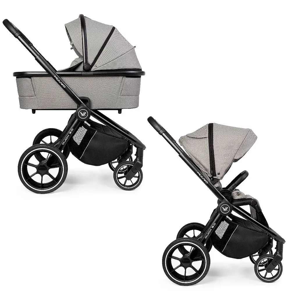 Універсальний візок Muuvo 2в1 Quick 3.0 Steel Grey XL (KM2V1Q3.0SGXL) - фото 3