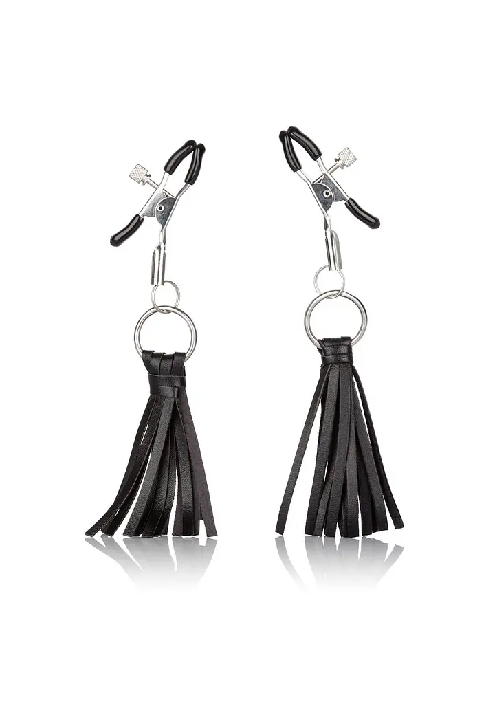Зажимы для сосков Calexotics Playful Tassels (черный)