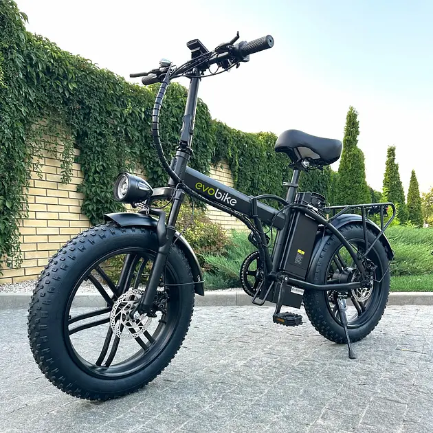 Електровелосипед Фетбайк Складний Evobike Storm 22 дюймів (1000W, 48V,30Ah) - фото 9