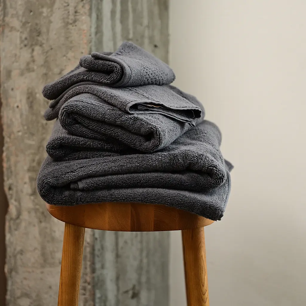Рушник МВМ My Home Бриз 90х150 см XL темно-сірий (BT-04 XL DARK GRAY) - фото 6