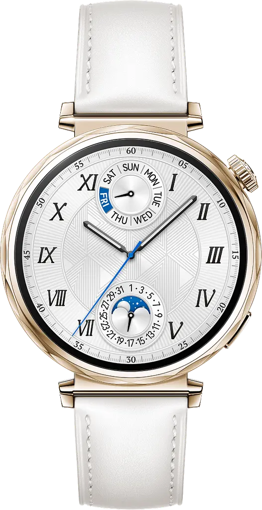 Смар годинник HUAWEI Watch GT 5 41 mm білий (шкіряний ремінець) - фото 3