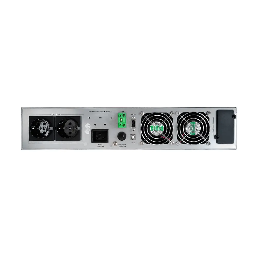 Джерело безперебійного живлення Kraft KRF-RM/3000VA/3KW/Ex Pro Online UPS під зовнішній акумулятор (42-00047) - фото 6