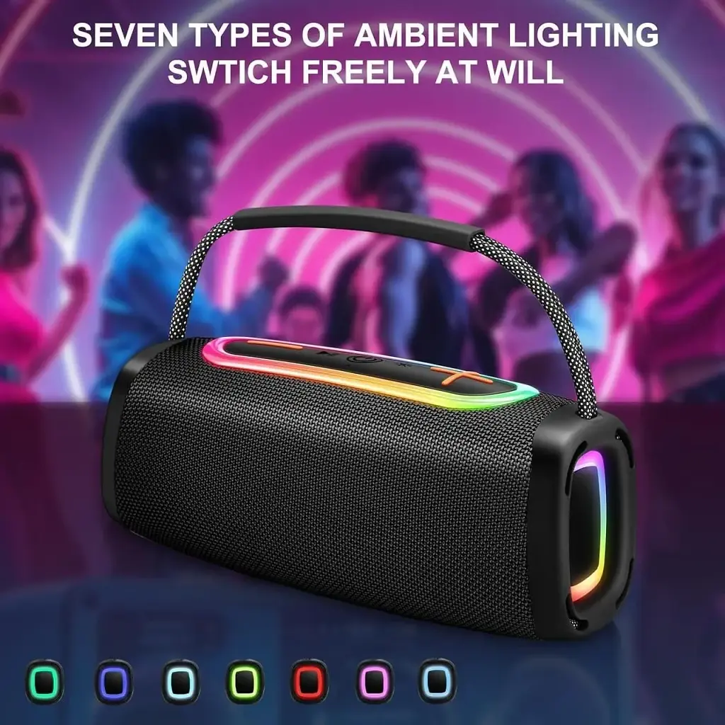 Бездротова Bluetooth-колонка 24 Вт Matast - фото 4