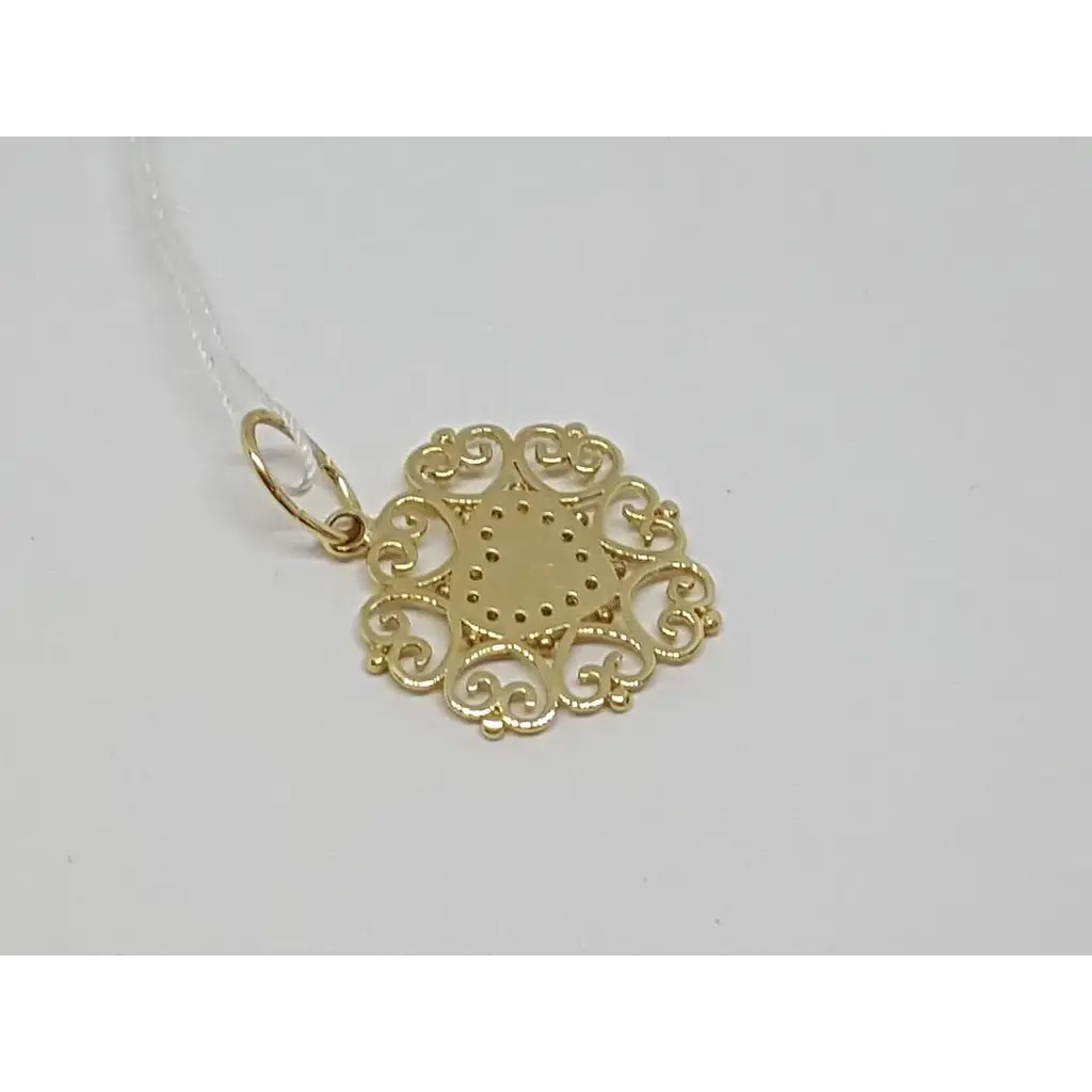 Золота підвіска Столична Ювелірна Фабрика з фіанітами. 423207Ж - фото 3