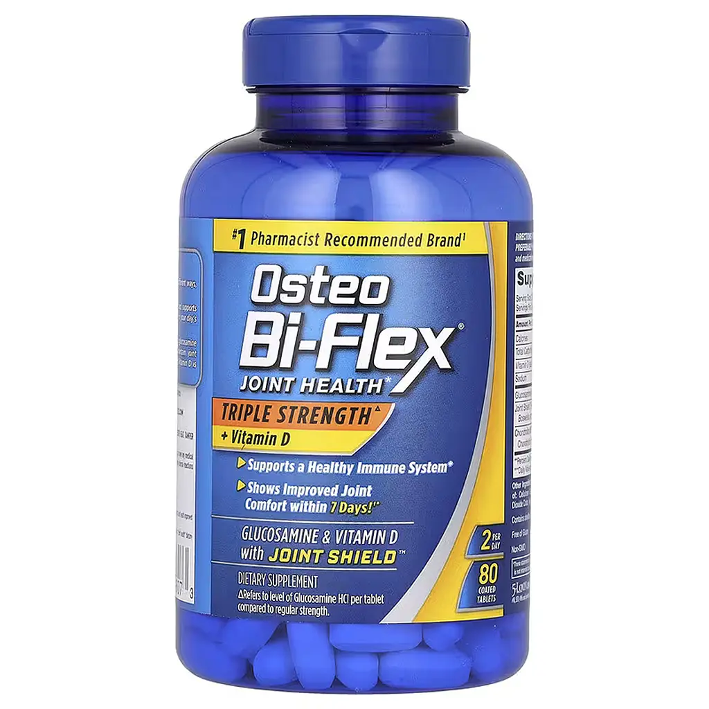 Комплекс Osteo Bi-Flex Joint Health + Vitamin D тройная сила 80 таблеток - фото 3