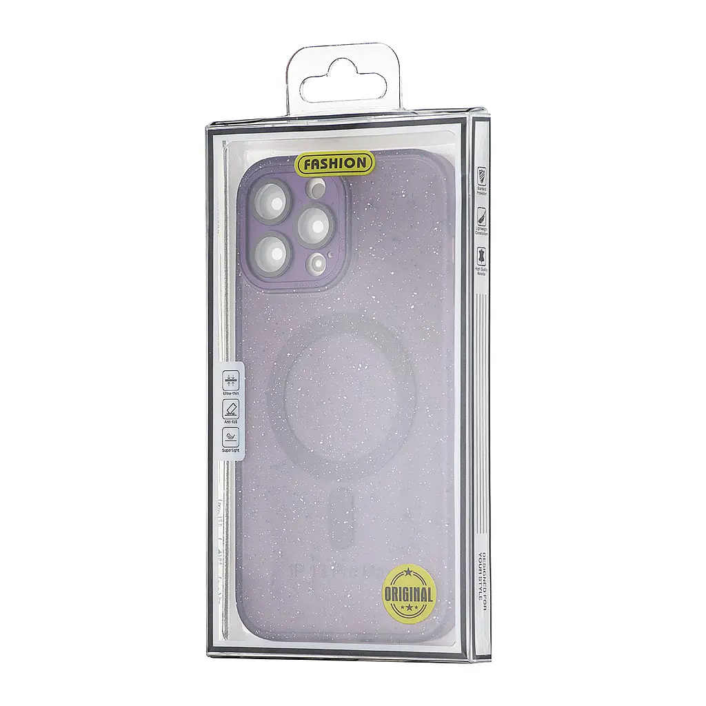 Чохол Splatter with MagSafe Protected Camera iPhone 13 Pro Max Purple - фото 2
