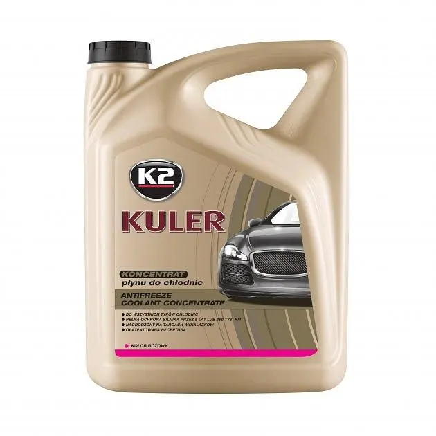 Антифриз концентрат K2 Kuler Long Life -80 Рожевий G13 / G13+ 5 л (T215R) (K20425) - фото 2