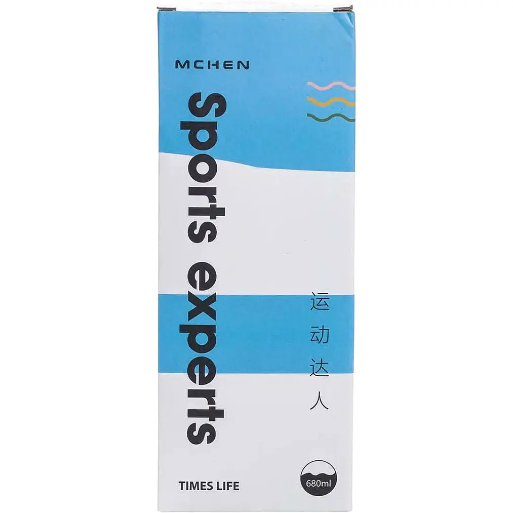 Термос спортивний TO YOUTH 680 мл з мундштуком, білий Yiwu HP-14-54W - фото 4