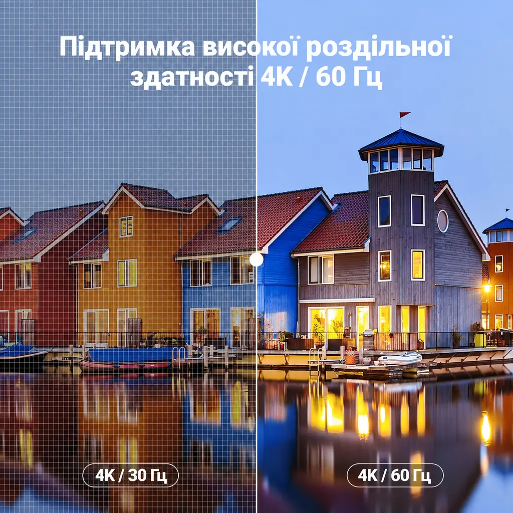 HDMI KVM-перемикач UGREEN CM664 для 2 ПК зі спільним монітором і USB-периферією 4K 60 Гц (15707) - фото 13