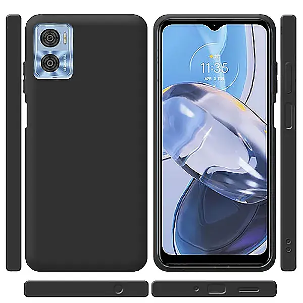 Силиконовый чехол BeCover для Motorola Moto E22/E22i Black (709295) - фото 4