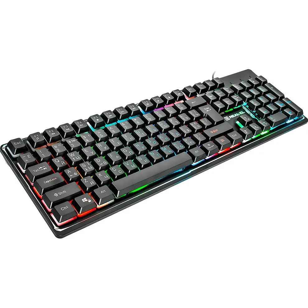 Клавіатура REAL-EL Comfort 7011 Backlit Black (EL123100043) [128771] - фото 2