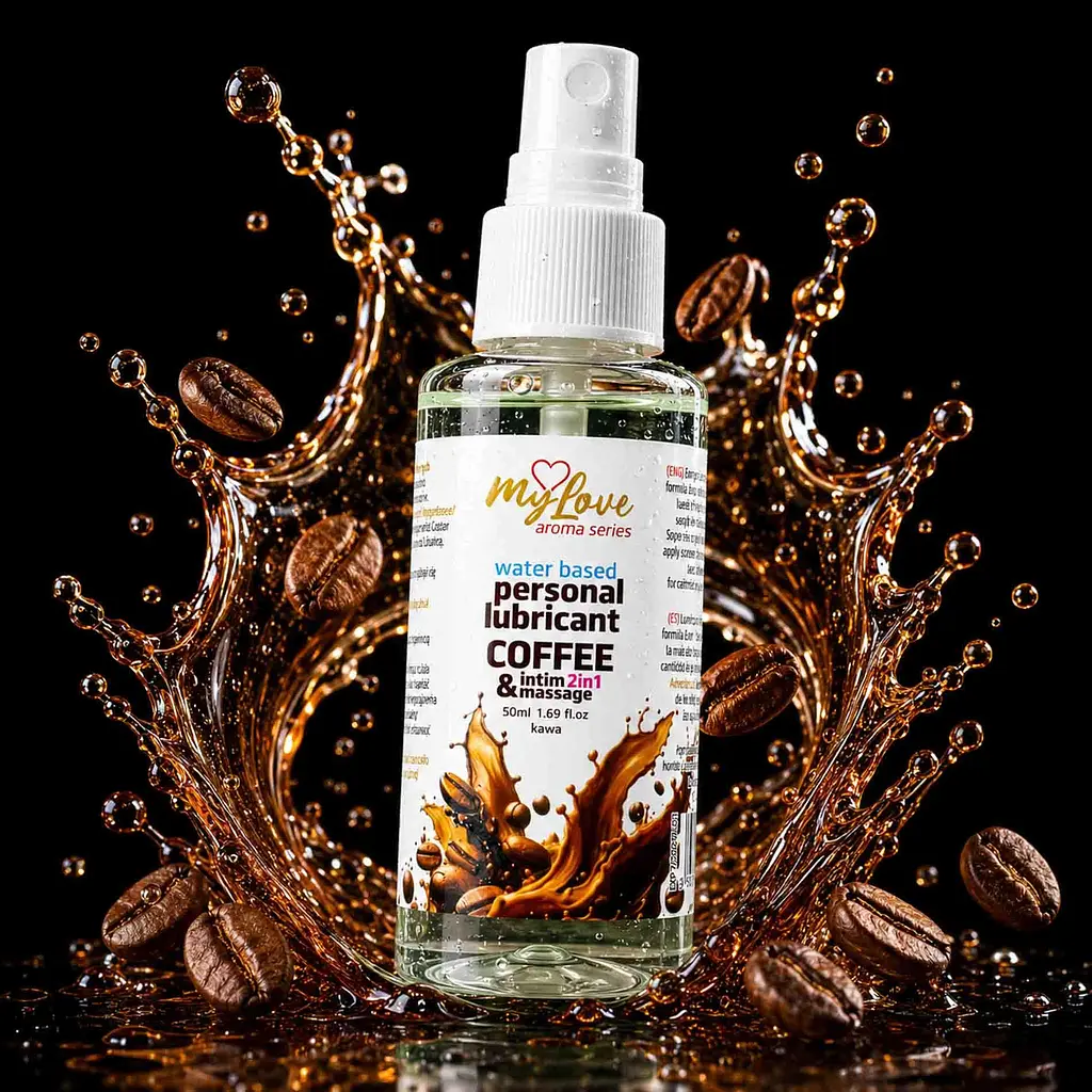 Лубрикант та масажний гель MyLove Aroma Series Coffee 2в1 - фото 2