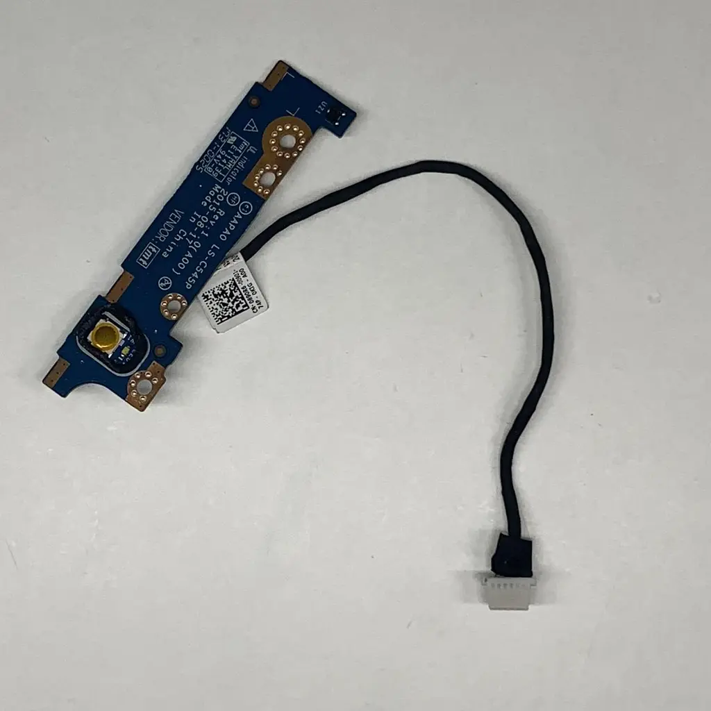 Плата+шлейф кнопки включения для ноутбука Dell Precision 7510, 7520 (LS-C545P) Б/У - фото 2