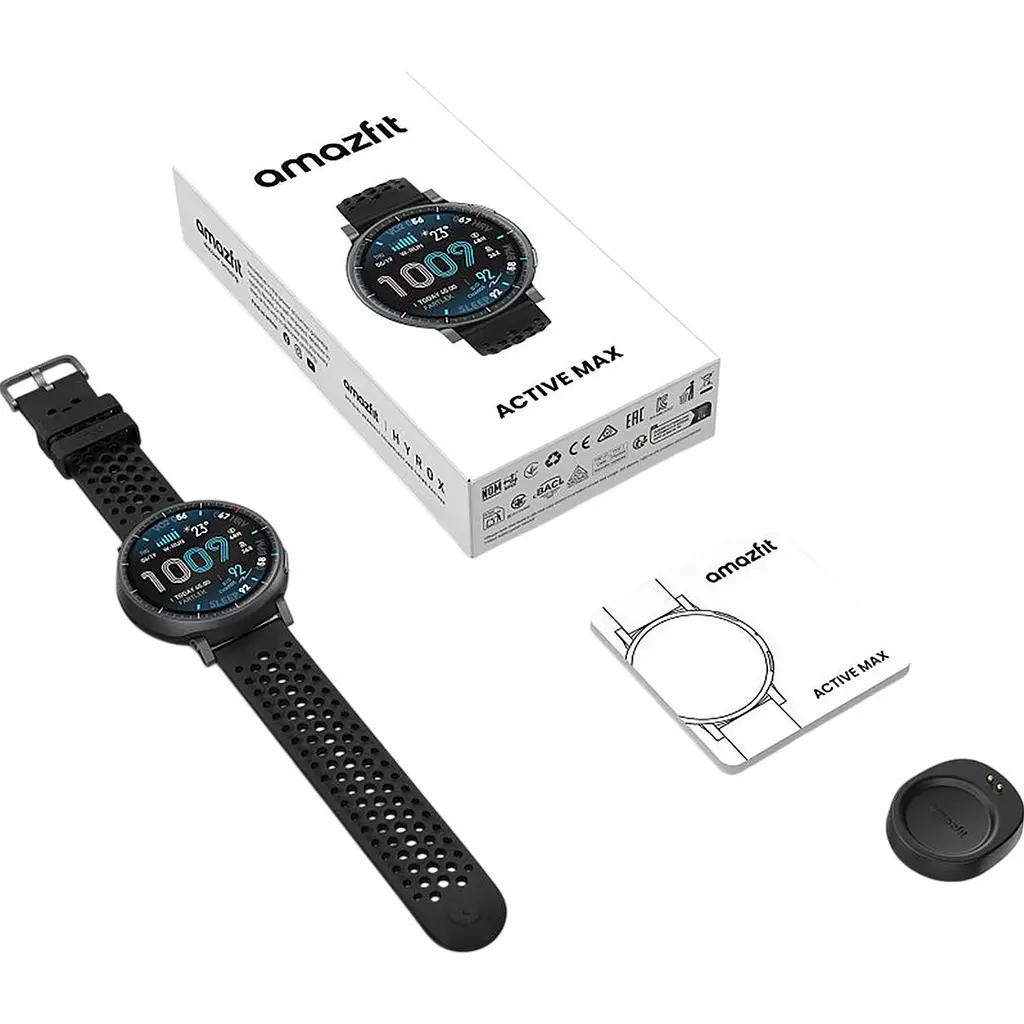 Смарт-годинник Amazfit Active Max Black (W2557AP1N) [157382] - фото 7